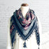 Grey Bohemian Tassel Scarf - SOULZA AUSTRALIA