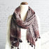 Leopard Print Scarf - Dark Brown Cotton - SOULZA AUSTRALIA