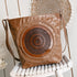 Vintage Tan Boho Handtooled Leather Mandala Bag - SOULZA AUSTRALIA
