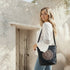 Black Boho Handtooled Leather Mandala Bag - SOULZA AUSTRALIA
