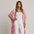 Pink Mandala Boho Kimono - SOULZA AUSTRALIA