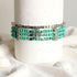Turquoise Bead & Silver Alloy Bracelet Set - SOULZA AUSTRALIA