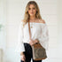 Aurora Boho Leather & Canvas Crossbody Bag - SOULZA AUSTRALIA