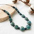 Rustica Blue Bead Pendant Necklace - SOULZA AUSTRALIA