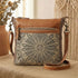 Aurora Boho Leather & Canvas Crossbody Bag - SOULZA AUSTRALIA