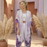 Purple and Lilac Boho Fabric Kimono - SOULZA AUSTRALIA