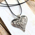 Boho Vintage Silver Heart Pendant - SOULZA AUSTRALIA