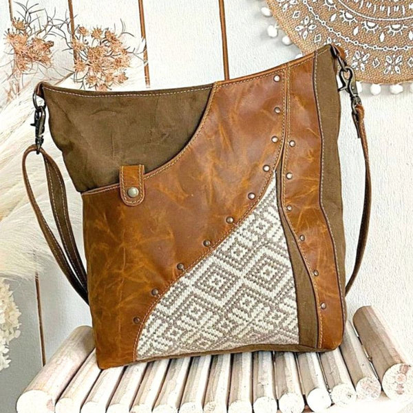 Dakota Canvas & Vintage Leather Bag - SOULZA AUSTRALIA