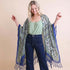 Diamond in Blue Bohemia Kimono