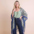 Diamond in Blue Bohemia Kimono