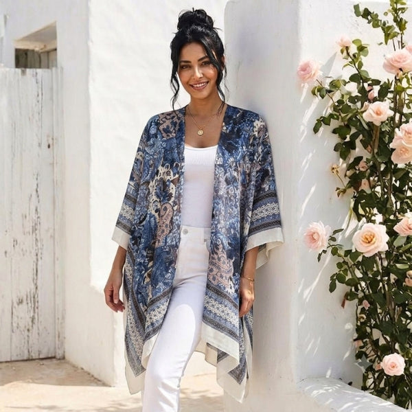 Indigo Black Bohemia Kimono