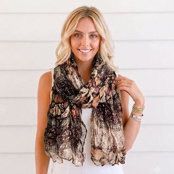 Bohemia Sandy Ruffle Fabric Scarf