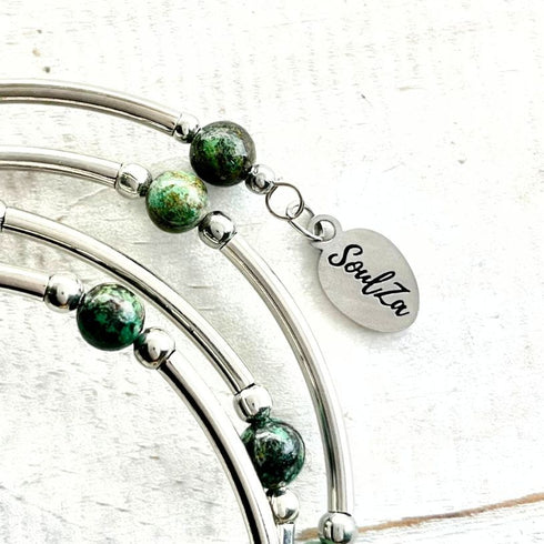 Green Turquoise Soulza Multilayer Bracelet
