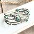 Green Turquoise Soulza Multilayer Bracelet