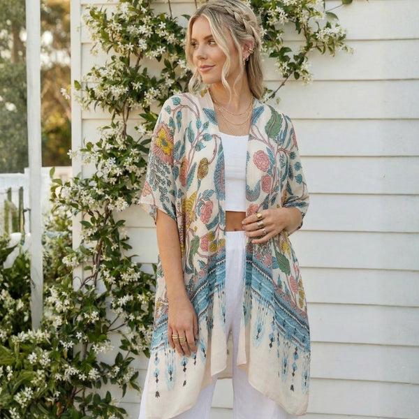 Blush Bloom Soulza Bohemia Kimono