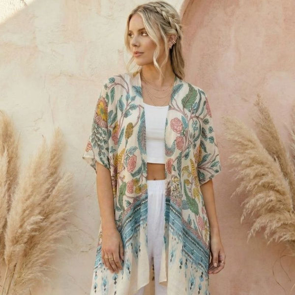 Blush Bloom Soulza Bohemia Kimono