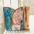 Fusion Blue Stitch Handcrafted Patchwork Tote Bag