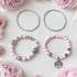 Pink n Silver Tree of Life Bracelet Set - SOULZA AUSTRALIA