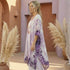 Purple and Lilac Boho Fabric Kimono - SOULZA AUSTRALIA