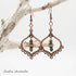 Copper n Bronze Harem Earrings - Handmade by Soulza