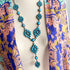Verity Bohemia Flower Turquoise Necklace