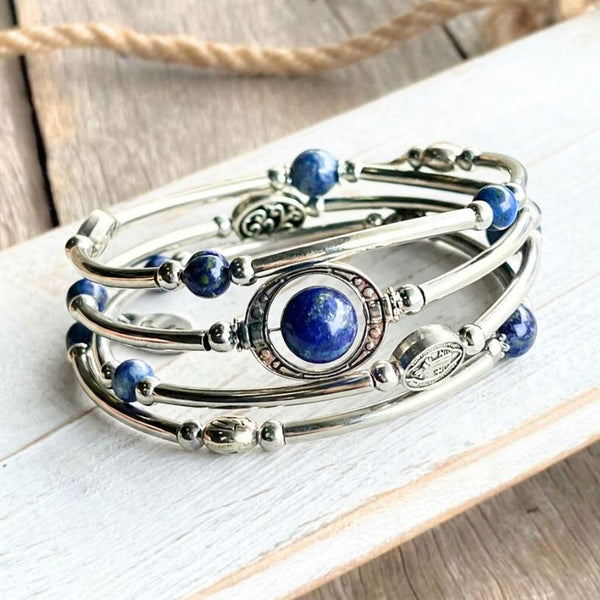 Blue Lapis Soulza Multilayer Bracelet