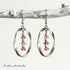 Sublime in Pink Twisted Antique Silver Earrings - Handmade by Soulza - SOULZA AUSTRALIA