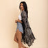 Black Tassel Mandala Kimono