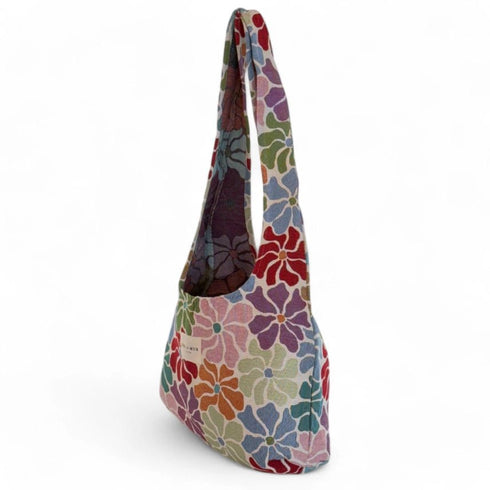 Bright Flower Jacquard Sling Bag - SOULZA AUSTRALIA