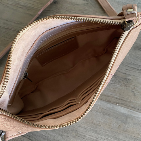 Blush Boho Sunflower Crossbody Bag - SOULZA AUSTRALIA