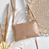 Blush Boho Flower Crescent Crossbody Bag - SOULZA AUSTRALIA