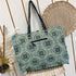 Mosaic Teal Weekender Overnight Tote Bag - SOULZA AUSTRALIA
