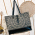 Celestial Charcoal Weekender Overnight Tote Bag - SOULZA AUSTRALIA