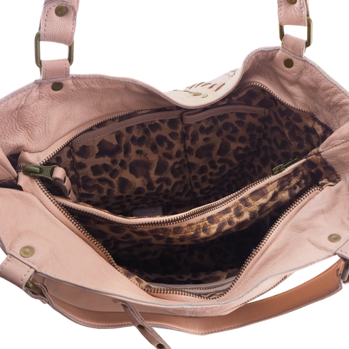 Cadelle Leather Misty Rose Boho Bag - SOULZA AUSTRALIA