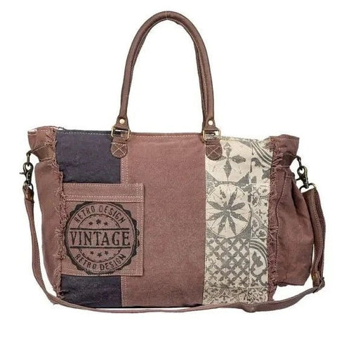 Purple Plum Weekender Overnight Tote Bag - SOULZA AUSTRALIA