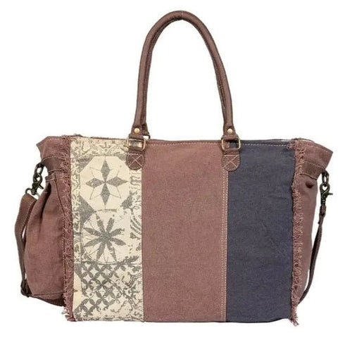 Purple Plum Weekender Overnight Tote Bag - SOULZA AUSTRALIA