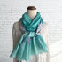 Teal Sherbert Handcrafted Cotton Scarf - SOULZA AUSTRALIA