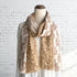 Beige Paisley Handcrafted Cotton Scarf - SOULZA AUSTRALIA