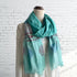 Teal Sherbert Handcrafted Cotton Scarf - SOULZA AUSTRALIA
