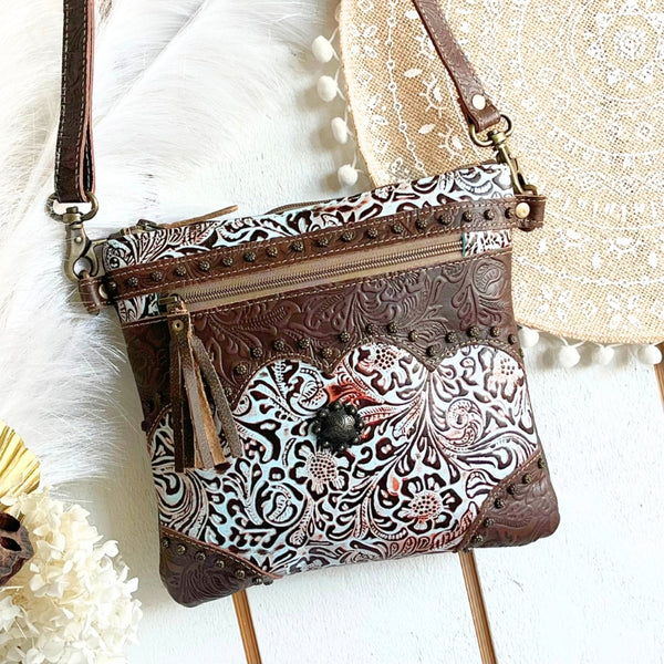 Harlow Boho Handtooled Leather Bag