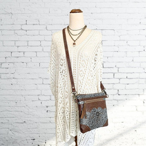 Harlow Boho Handtooled Leather Bag
