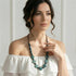 Rustica Blue Bead Pendant Necklace - SOULZA AUSTRALIA