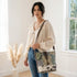 Fleur Boho Leather n Canvas Bag - SOULZA AUSTRALIA