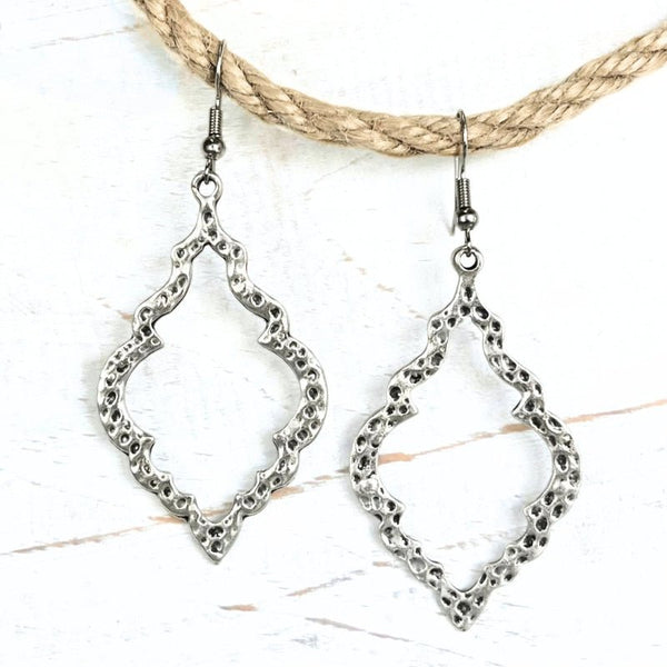 Boho Moroccan Silver Earrings - SOULZA AUSTRALIA