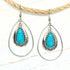 Boho Turquoise Teardrop Earrings - SOULZA AUSTRALIA