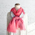 Pink Sherbert Handcrafted Cotton Scarf