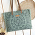 Turquoise Mandala Weekender Overnight Bag