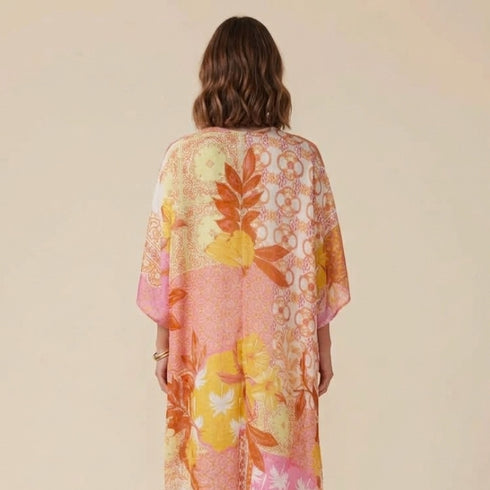 Pastel Tropica Bohemian Kimono