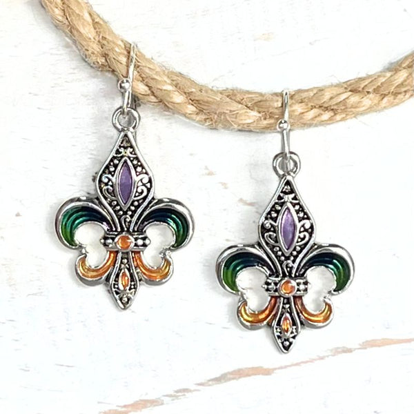 Allure Fleur De Lis Dainty Earrings - SOULZA AUSTRALIA