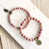 Pink Rhodonite Soulza Stone Bracelet Set